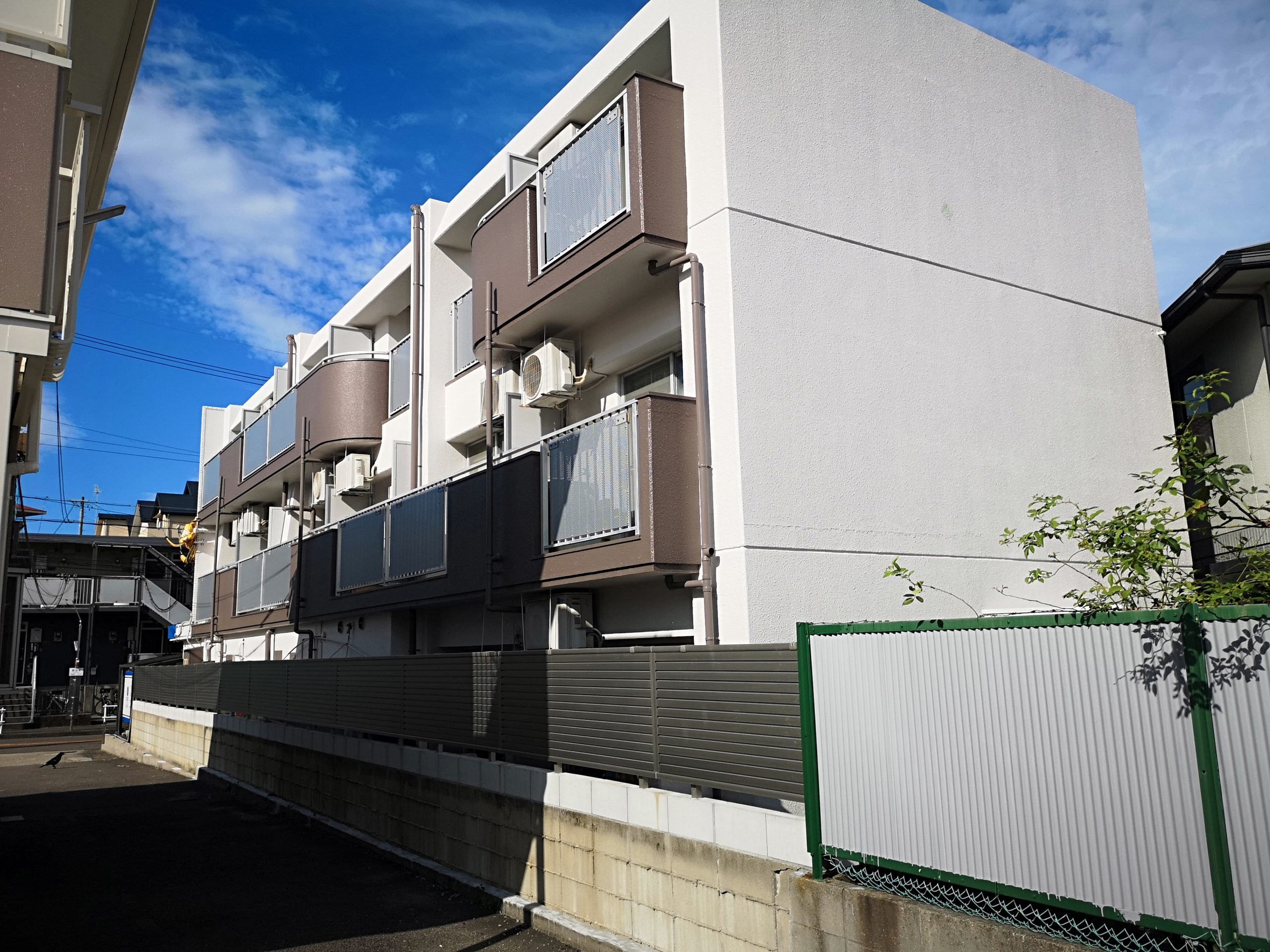 昭和区３階建マンション塗装・防水工事